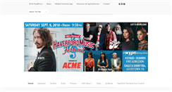 Desktop Screenshot of haverfordmusicfestival.org